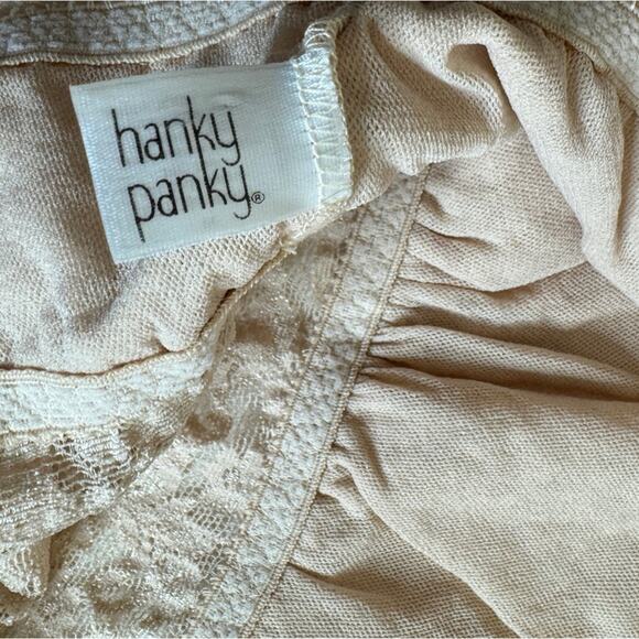 Hanky Panky Signature Lace Lightly Lined Bandeau Bralette Bra Chai Womens Medium - Picture 4 of 6